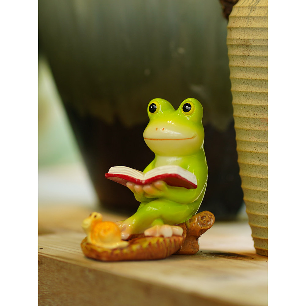 Desktop sapo telefone móvel Tablet suporte de mesa ornamentos bonitos jardim Micro paisagem paisagismo decorações presen