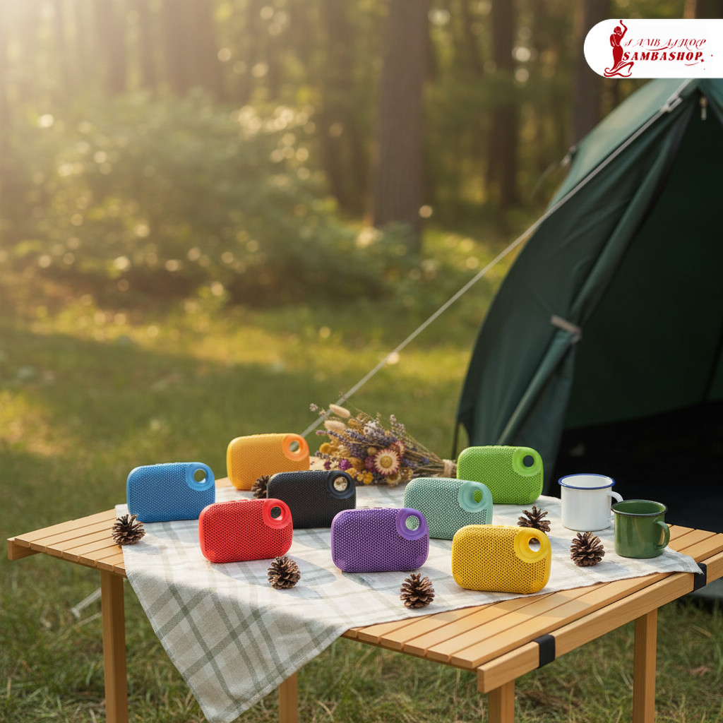 Portátil Caixa de Som Bluetooth 5.3: Potência HiFi, LED RGB Dinâmico, Pen-drive USB Suportado – Usa em Casa ou Outdoor