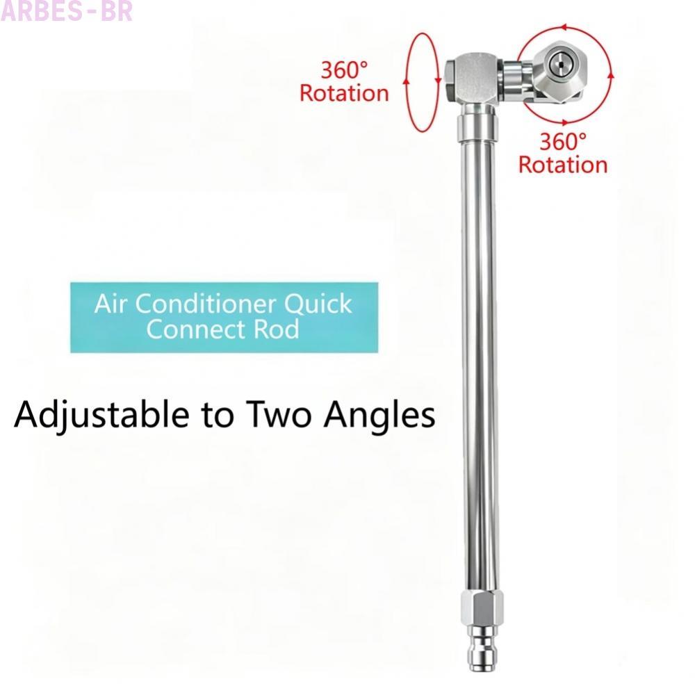 [Clearance]Pressure Washer Dual 360° Rotation Spray Wand Fan Nozzle Extension for AC[ARBES]
