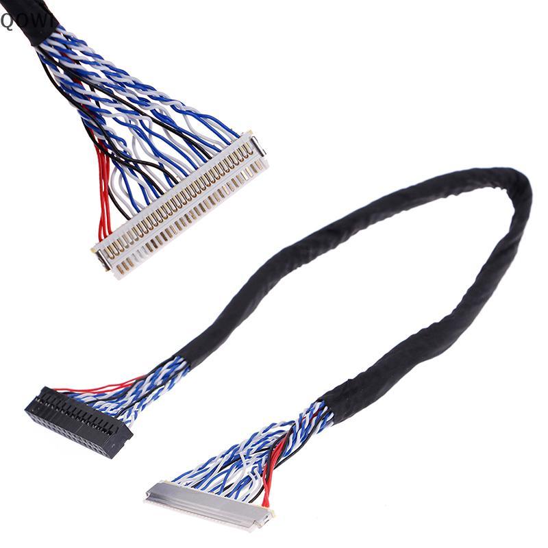 qo 25Cm 8 Bits lvds Cabo fix-30 Pinos 2ch Para Controlador De Painel lcd/led De 17-26 Polegadas br