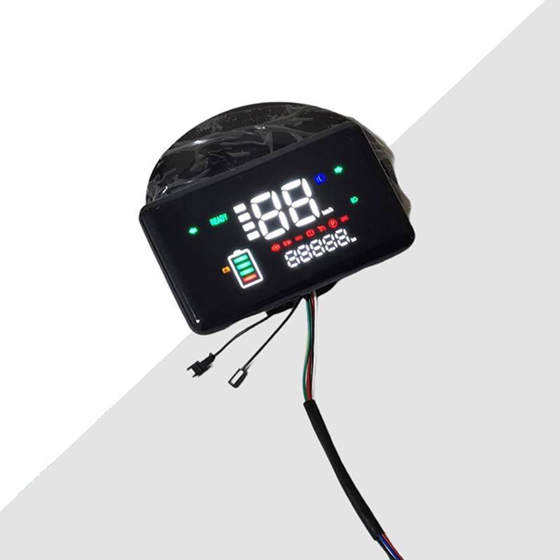 qo Ebike LCD Velocímetro Display 48V 60V 72V Painel Universal Para Scooter De Bicicleta Elétrica Instalação Simples br