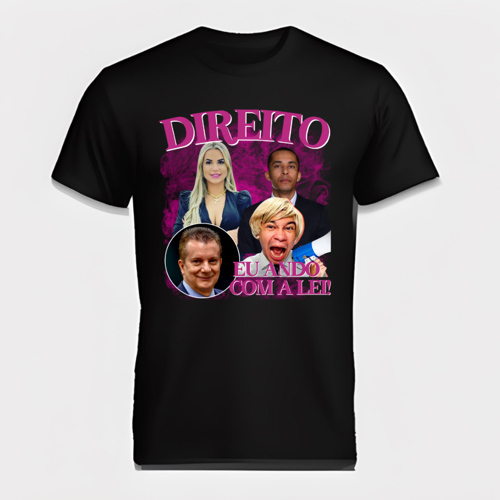 Camisa Meme Direito  Deolane Bizerra Ando Com A Lei Igor Guimaraes