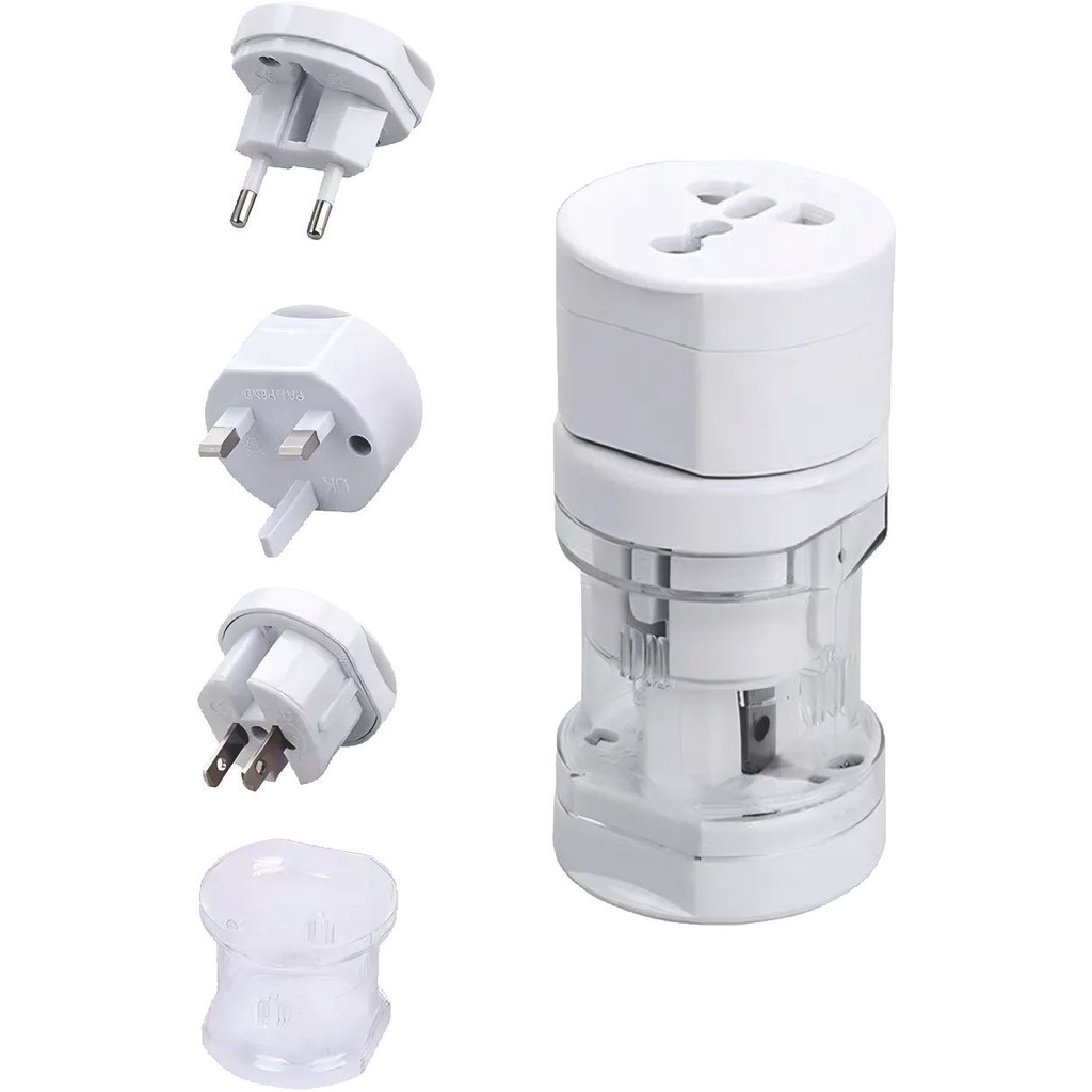 Adaptador Tomada Universal Internacional Viagem + 150 Países