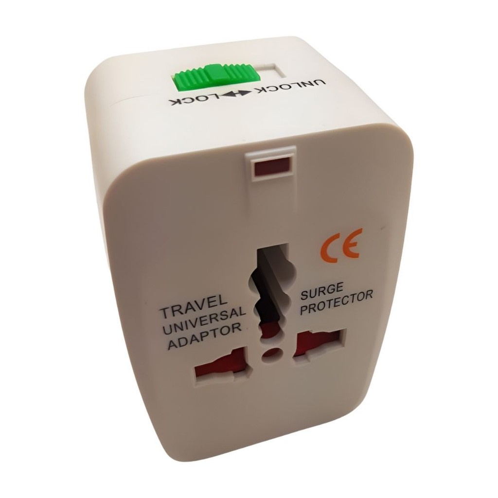 Adaptador de Tomada Universal Bivolt 110V-220V | Viagem Internacional 150 Países