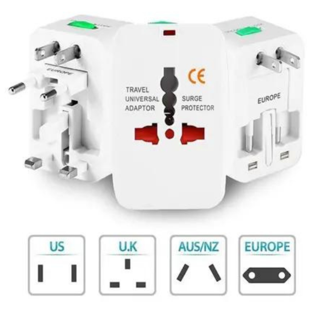 Tomada Adaptador Universal 110v / 220v Internacional Viagem Serve em + de 150 Países