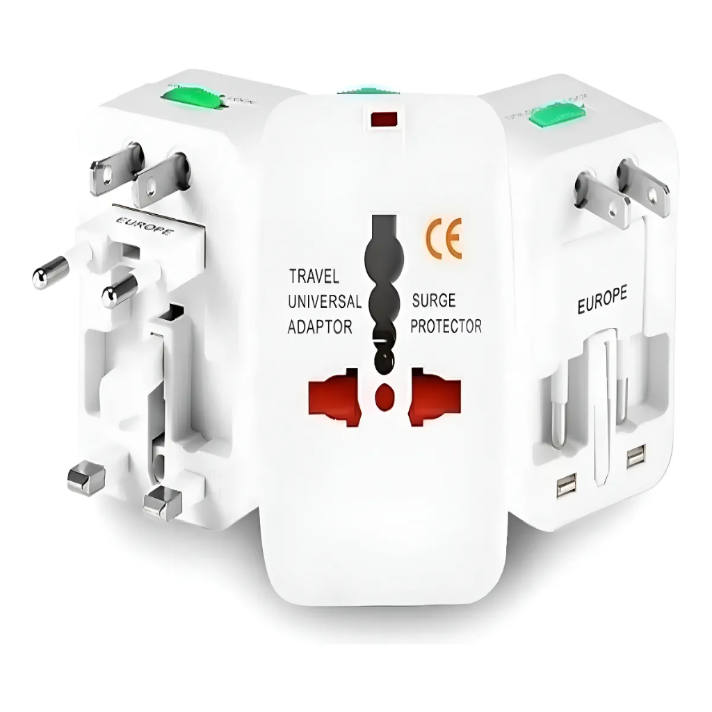 Adaptador Tomada Bivolt Viagem Internacional + De 100 Países