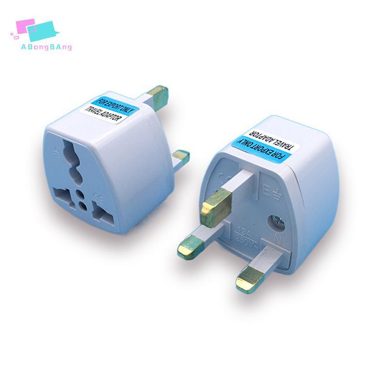 Abongbanghn UK Plug 10A 250V Hong Travel Power Adapter Soet Converter Padrão Britânico Inglês Singapura Malásia Macau Ni