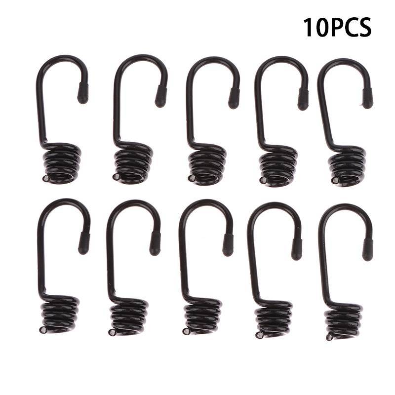 ADS 10 Pcs Ganchos Espiral Para Tensor Marine Sho Cord Bungee Corda Elástica Correias De Bagagem Lona Amarrar Dossel Str