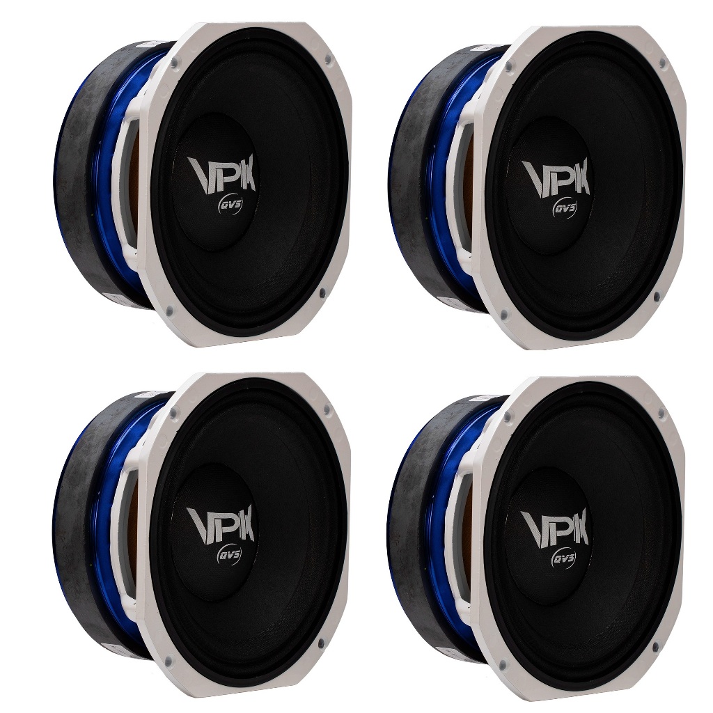 4 Alto Falante Qvs 8 55vpk 400rms Medio Grave Pancadao Som Automotivo Som Profissional Line Array Paredao BOB