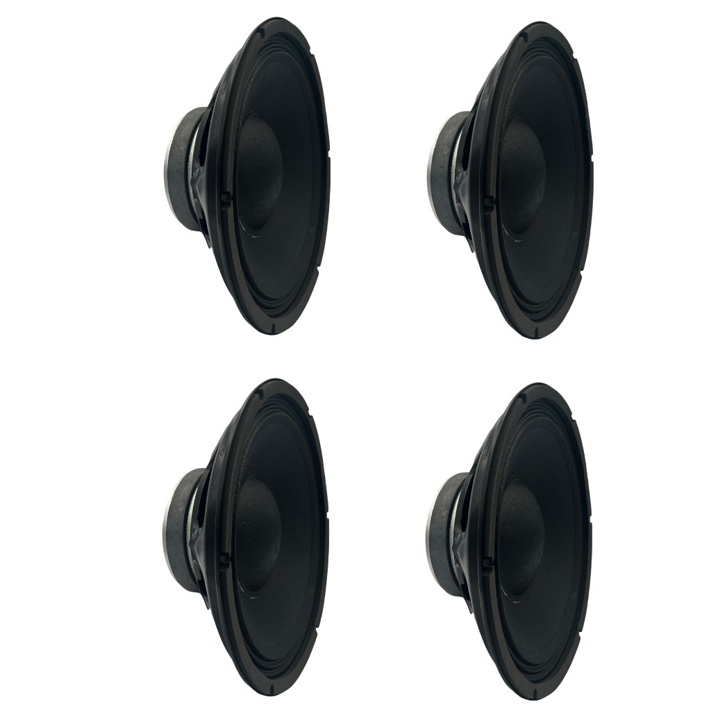 4 Alto Falante Qvs 10 150rms Woofer Medio Grave 10mgs150 Line Array Som Automotivo Som Profissional Caixa Ativa