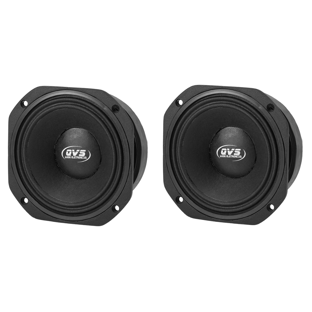 2 Alto Falante Qvs 6pa250 Medio Grave 250w 6 Polegadas Som Profissional Line Array