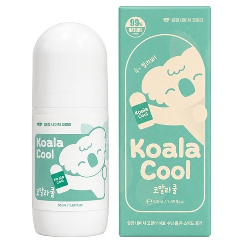 Gel Roll-On Refrescante Calmante Para Bebês 50ml Pele Seca Com Coceira Após Mordida Cuidados Solares A Coreana