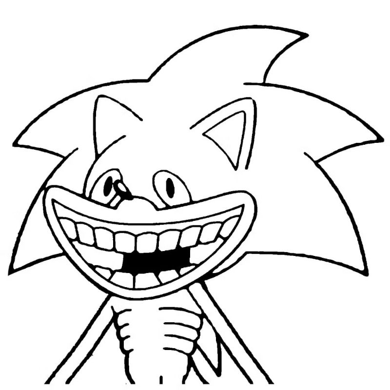 Kit 41 Desenhos do Shin Sonic para colorir - A4 Folhas Soltas