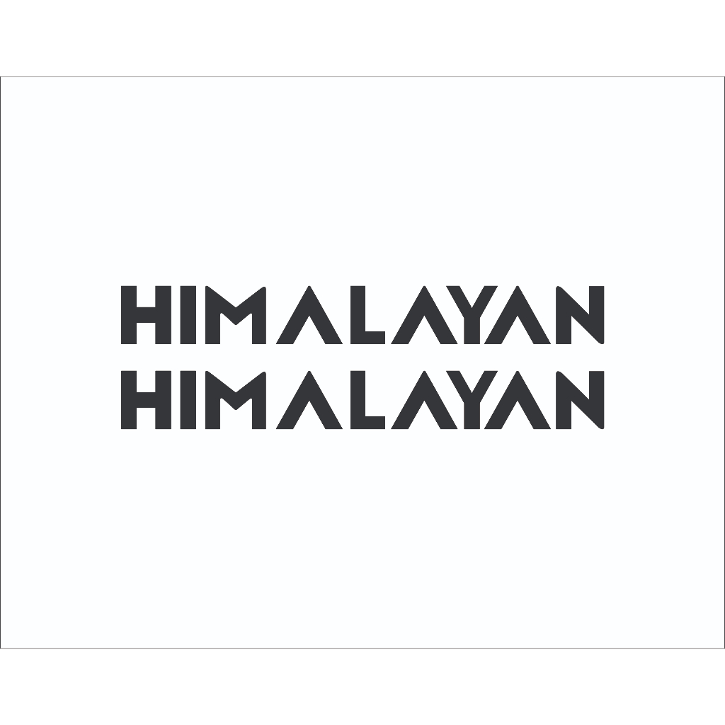 Par de Adesivos escrita HIMALAYAN