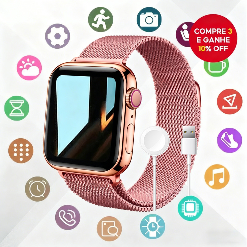 Smartwatch Para Mulheres , Relógio Inteligente S11PRO Esportivo digital À Prova D'água Android E iOS BVBM