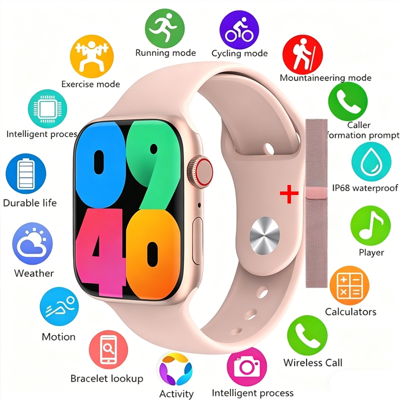 smartwatch Para Mulheres S11PRO Esportivo digital À Prova D'água Android iOS SQAR