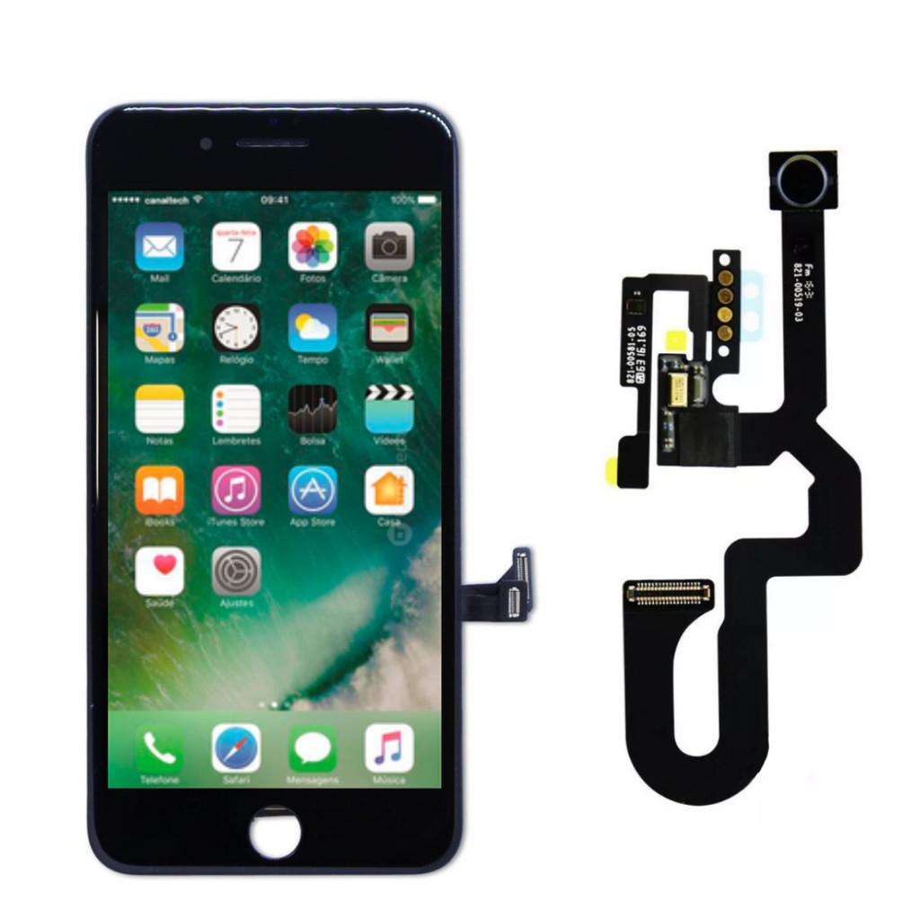 Tela Display Lcd Touch Para iphone 7 7G + Câmera Frontal