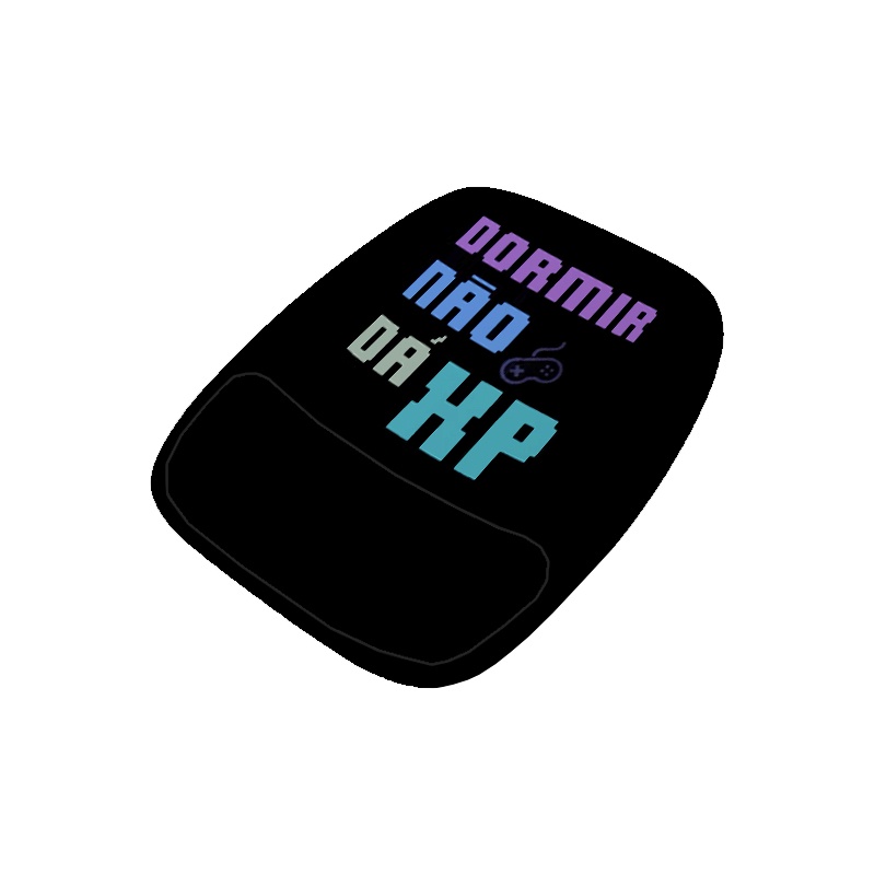 Mouse Pad Ergonomico Retangular Dormir não da XP Game