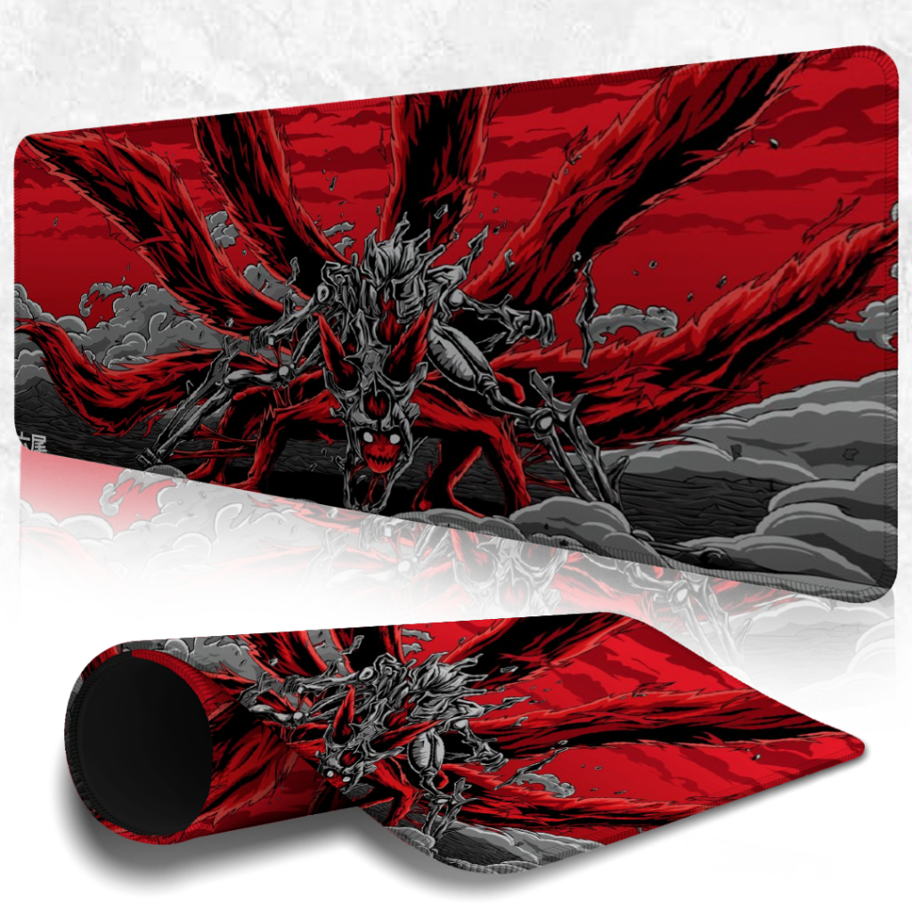 MousePad Speed Gamer com Base Antiderrapante E Bordas Reforçadas Com Perssonalização De Anime De Alta Qualidade