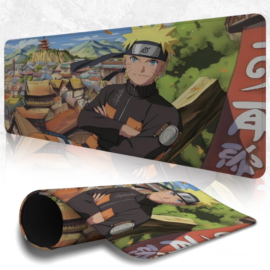 MousePad Gamer Speed Liso Confortavel Com Base Antiderrapante E Bordas Costurdas Com Estampa De Anime E Varios Tamanhos