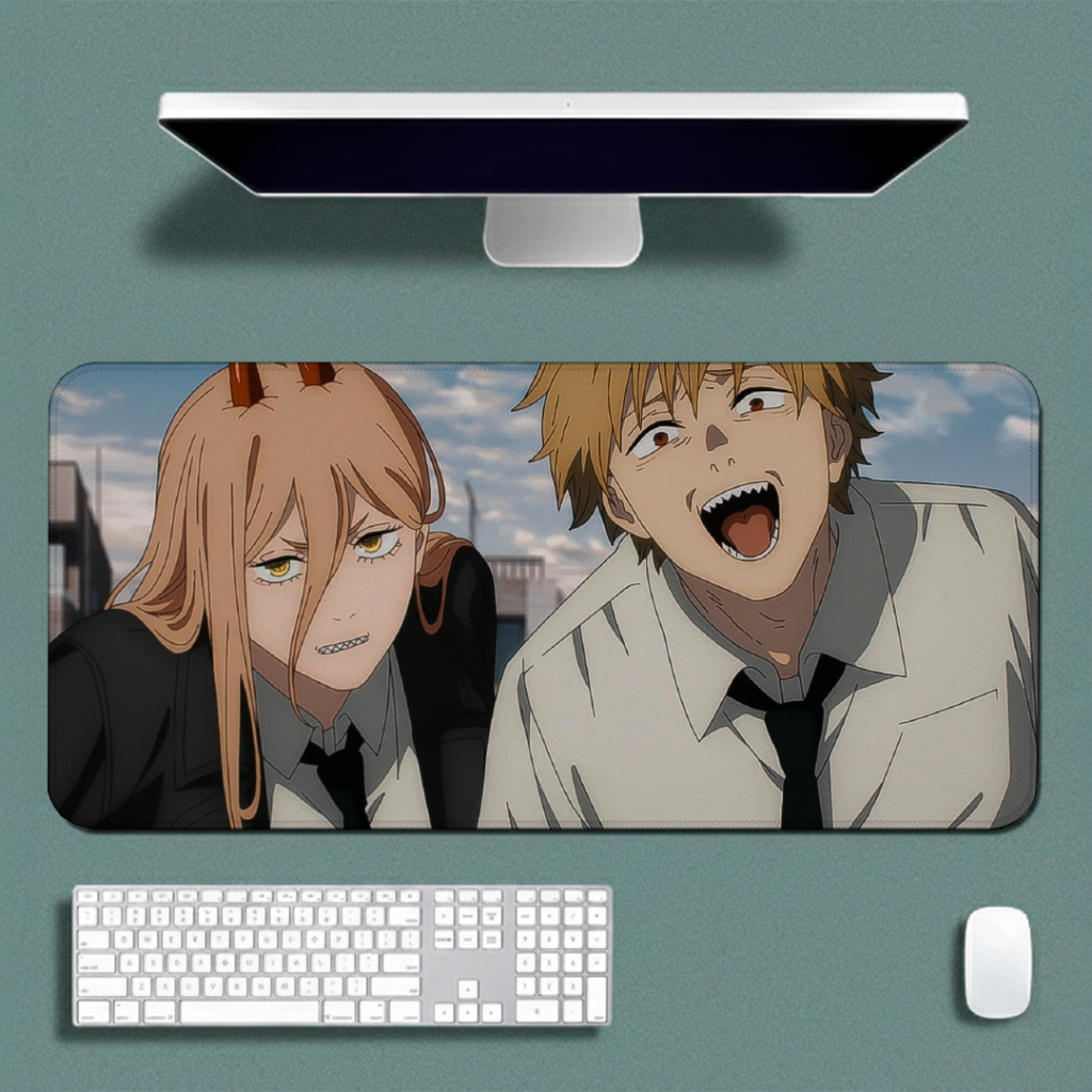 MousePad Speed Gamer Liso Confortavel Com Base Antiderrapante E Borda Costurdas Sem Relevo Com Estampa De Anime Estilosa