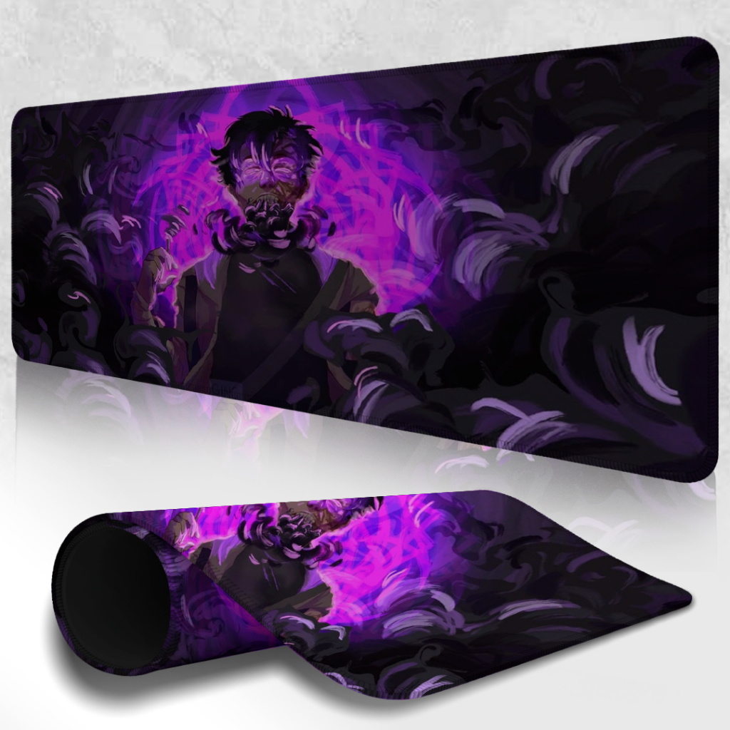 MousePad Speed Gamer Custo Beneficio Com Bordas Costuradas E Base Antiderrapante Perssonalização De Anime