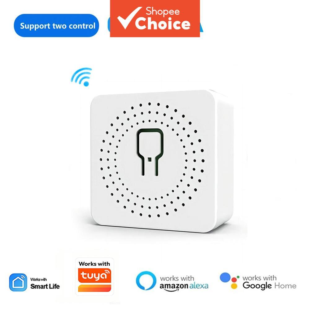 AXUS Interruptor Inteligente WiFi Módulo 16A Mini Disjuntor Controle 2 Vias Smart Life Alexa Google Alice 1/10 unidades