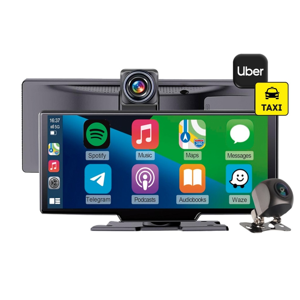 Multimídia MP5 C/ Câmera Full HD Embutida Android Auto Waze Android Netflix Youtube