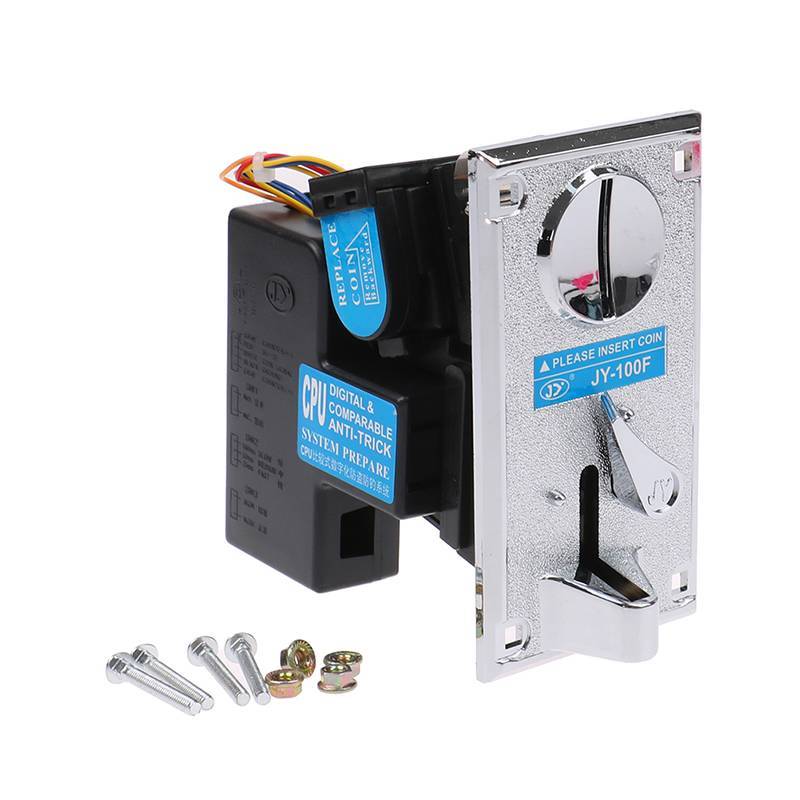 BRKC JY-100F Universal coinslot/multicoin Multi Coin Aceitador Eletrônico Roll Down Mecanismo Seletor Máquina De Venda A