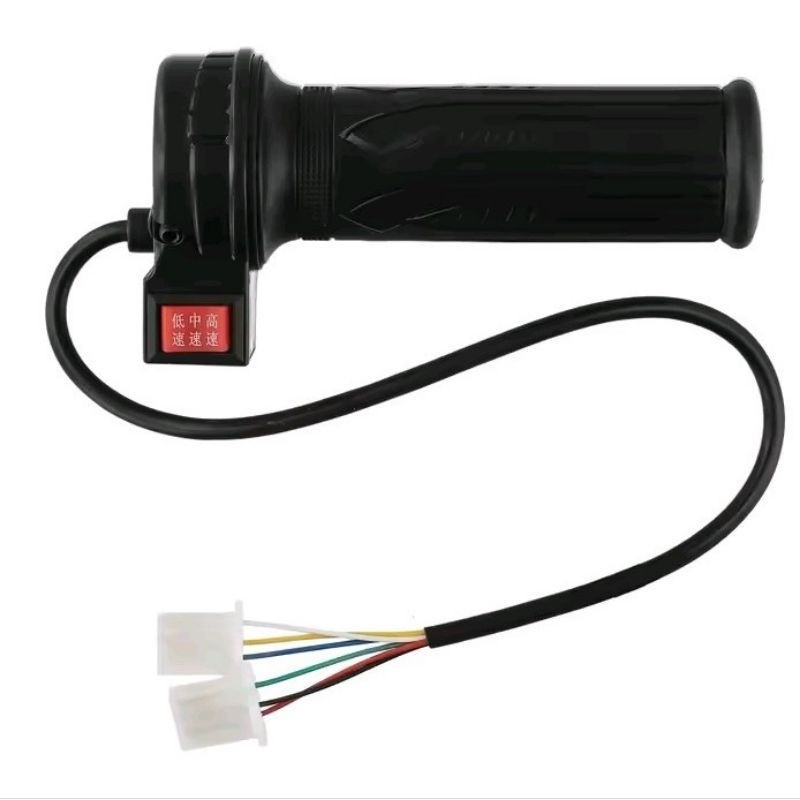 acelerador universal para scooter e bicicleta eletrica 12v/72v (seletora 1,2,3)