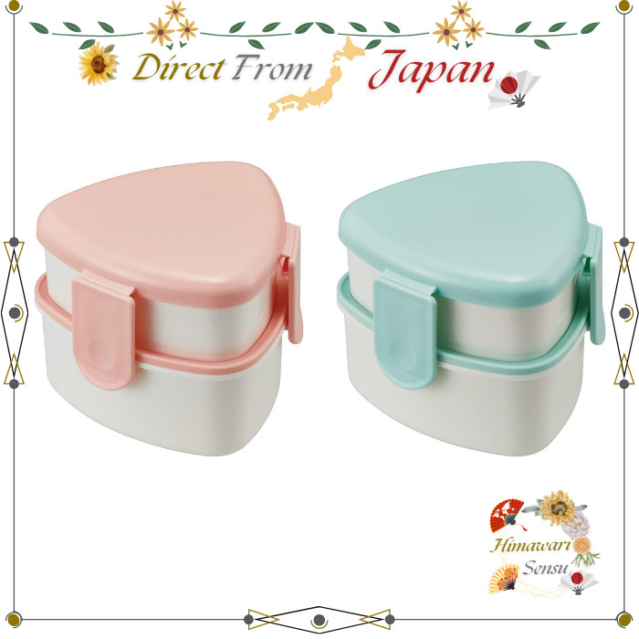 Lancheira Skater Triangular Onigiri Garfo De 500ml Incluído À Prova De Direto Do Japão