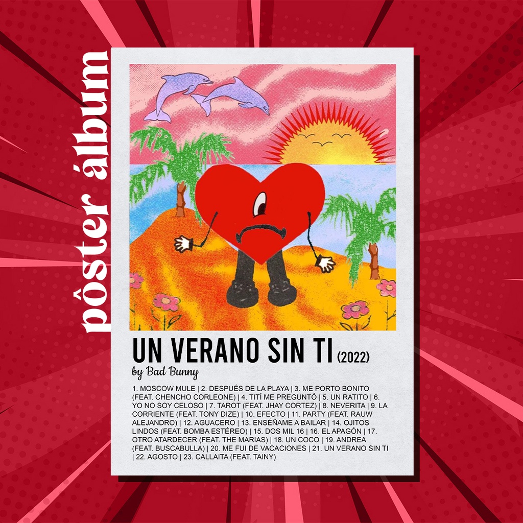 Pôster Álbum Un Verano Sin Ti - Bad Bunny