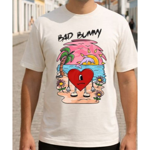 Camiseta Bad Bunny Álbum Un Verano Sin Ti Unissex Camisa 100% Algodão
