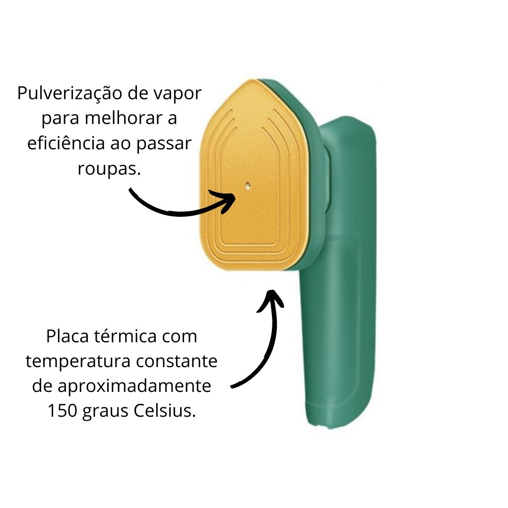 Mini ferro para viagem passar roupa super pratico 110v~220v Levar na mala de viagem