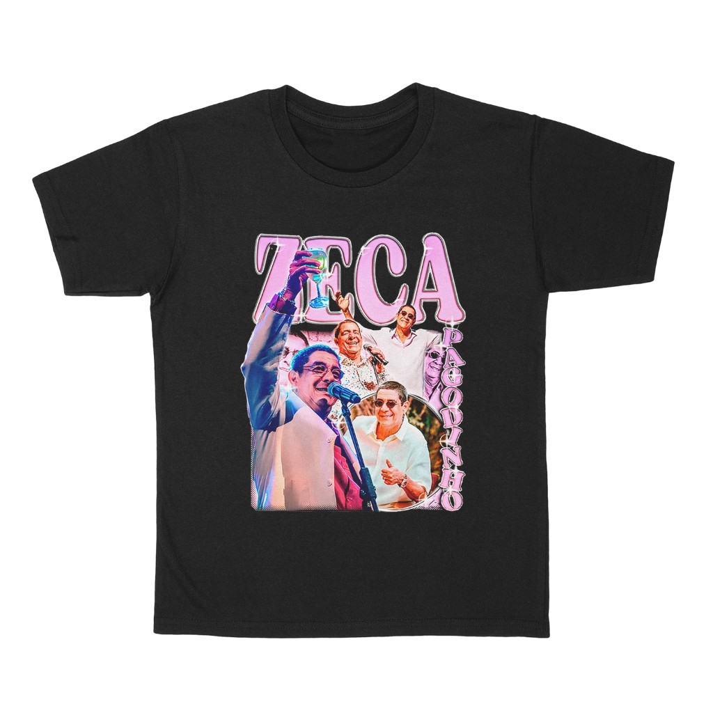Camiseta Zeca Pagodinho Influencer Cantor Samba Deixa A Vida Me Levar
