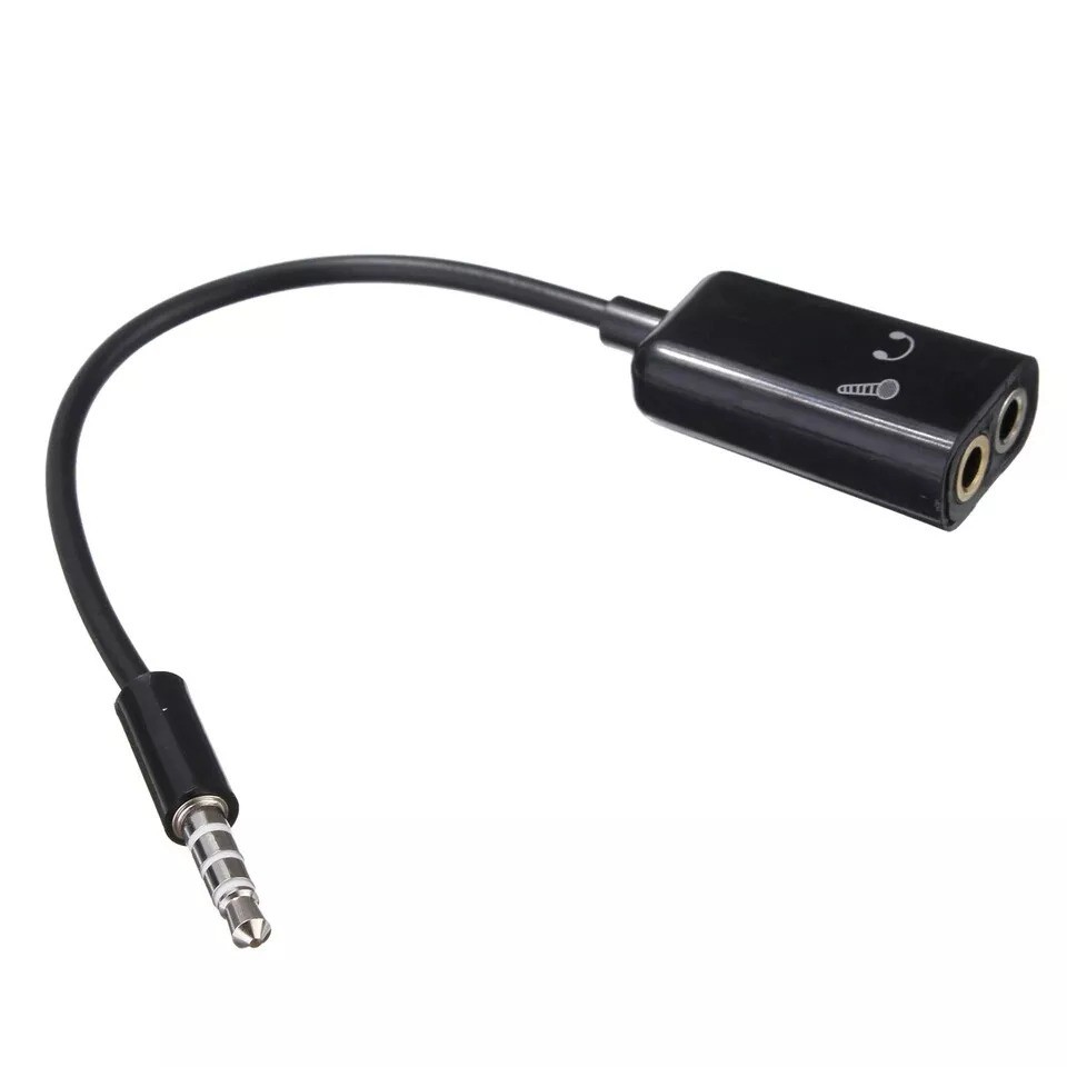 ADAPTADOR P3-P2 COMBO PARA 2 JACKS P2 (FONE E MICROFONE)