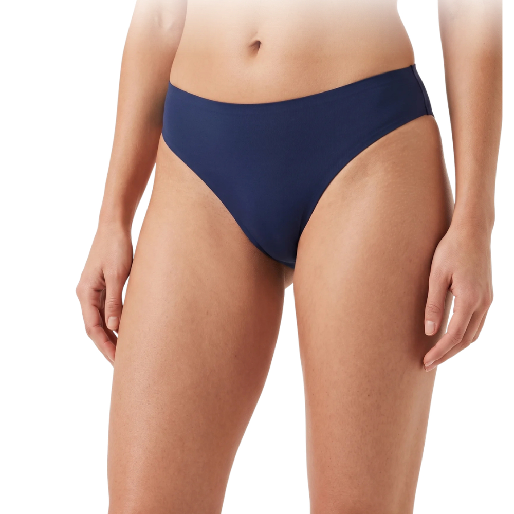 Kit 5 Calcinhas Femininas Pala Alta Cavada Lateral Fio Duplo Poliamida Conforto Cores Sortidas