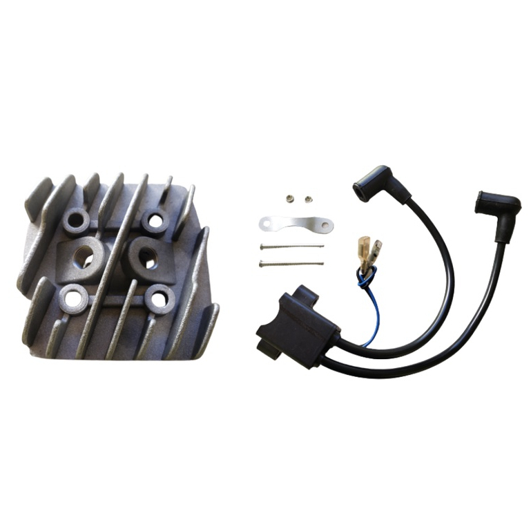 Kit Cabeçote e Cdi Vela Dupla para Bicicleta Motorizada 80cc 100cc