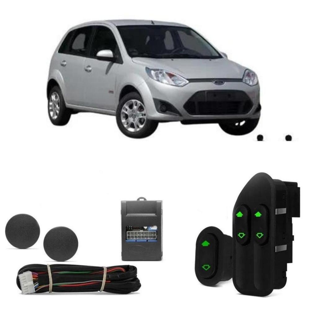 Conjunto Vidro Elétrico Fiesta Novo/Ecosport 4P Dianteiro Dial