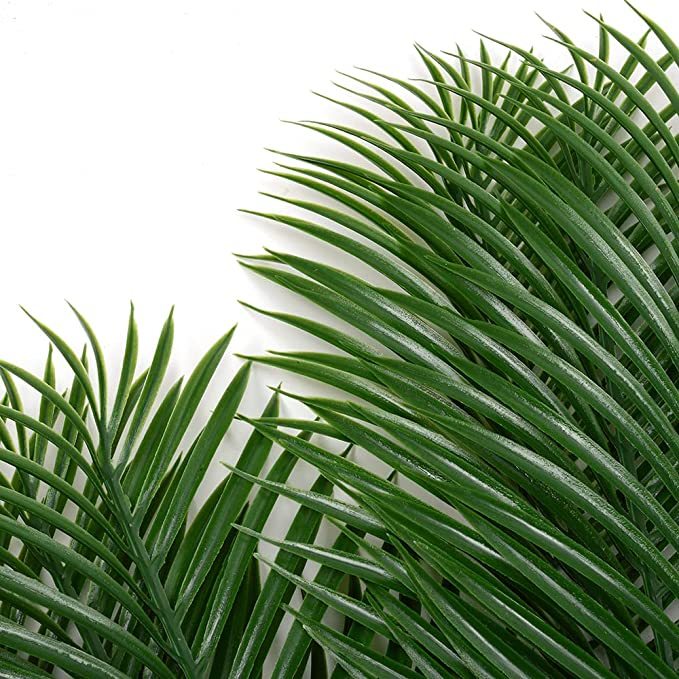 50 Pcs Folha Artificial Verde Planta Reutilizável Alto Grau De Simulação Casa Decoração Promoção