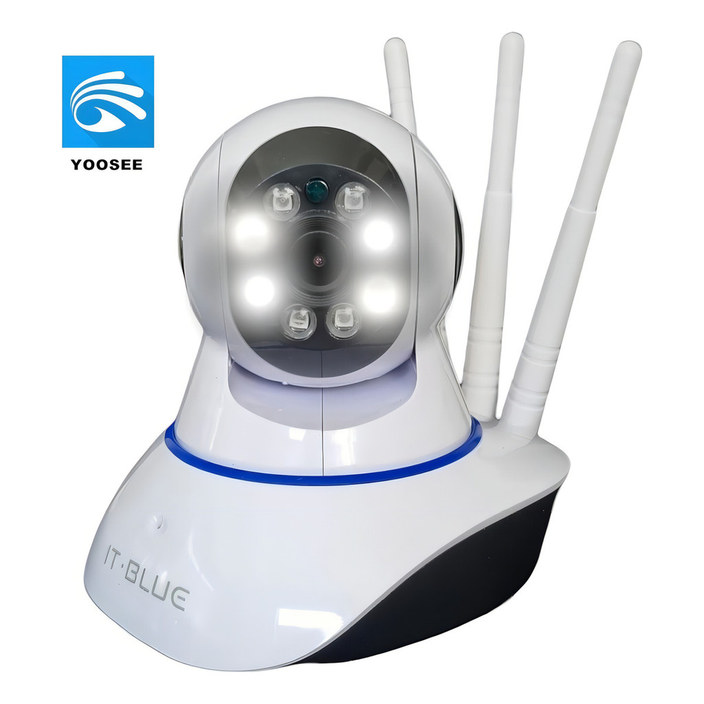 Câmera de Segurança Rotativa WIFI 3 Antenas Yoosee IP: Segurança Inteligente para Sua Casa