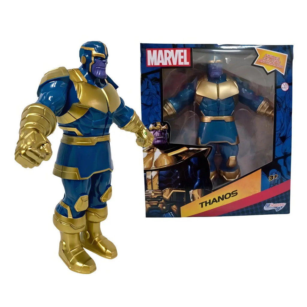 Boneco Thanos Marvel 22cm Articulado Original