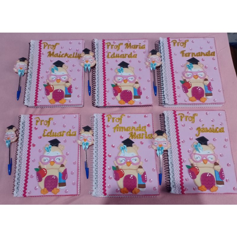 Caderno personalizado em Eva