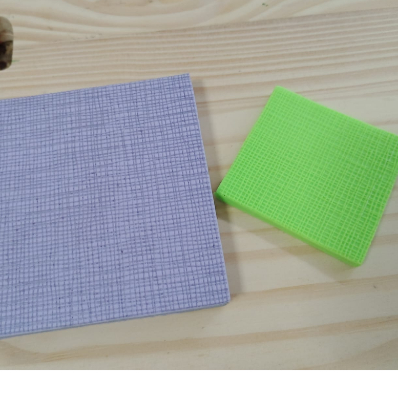 Marcador de Textura de Linho 10x12 (Material EVA)