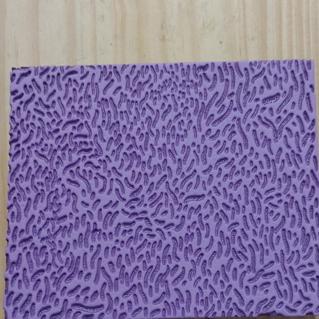 Marcador de textura personalizado em eva grama