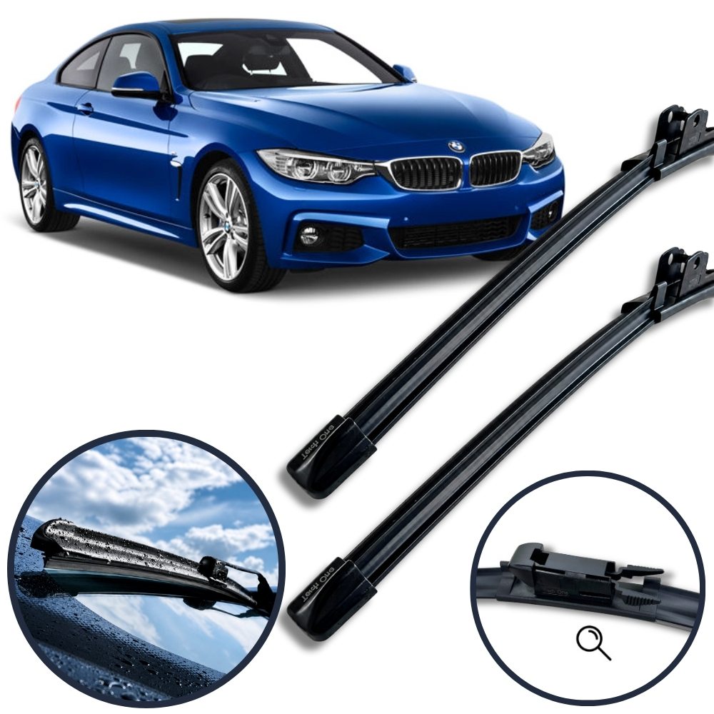 Palhetas Para-brisa Multiencaixe BMW Serie 4 F32 F33 F36 2013 adiante