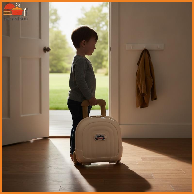 TSBR Mini Cute Kids Trolley Caixa De Armazenamento Leve Thi Durável Shell Grande Capacidade Para Uso Em Viagens Escolare