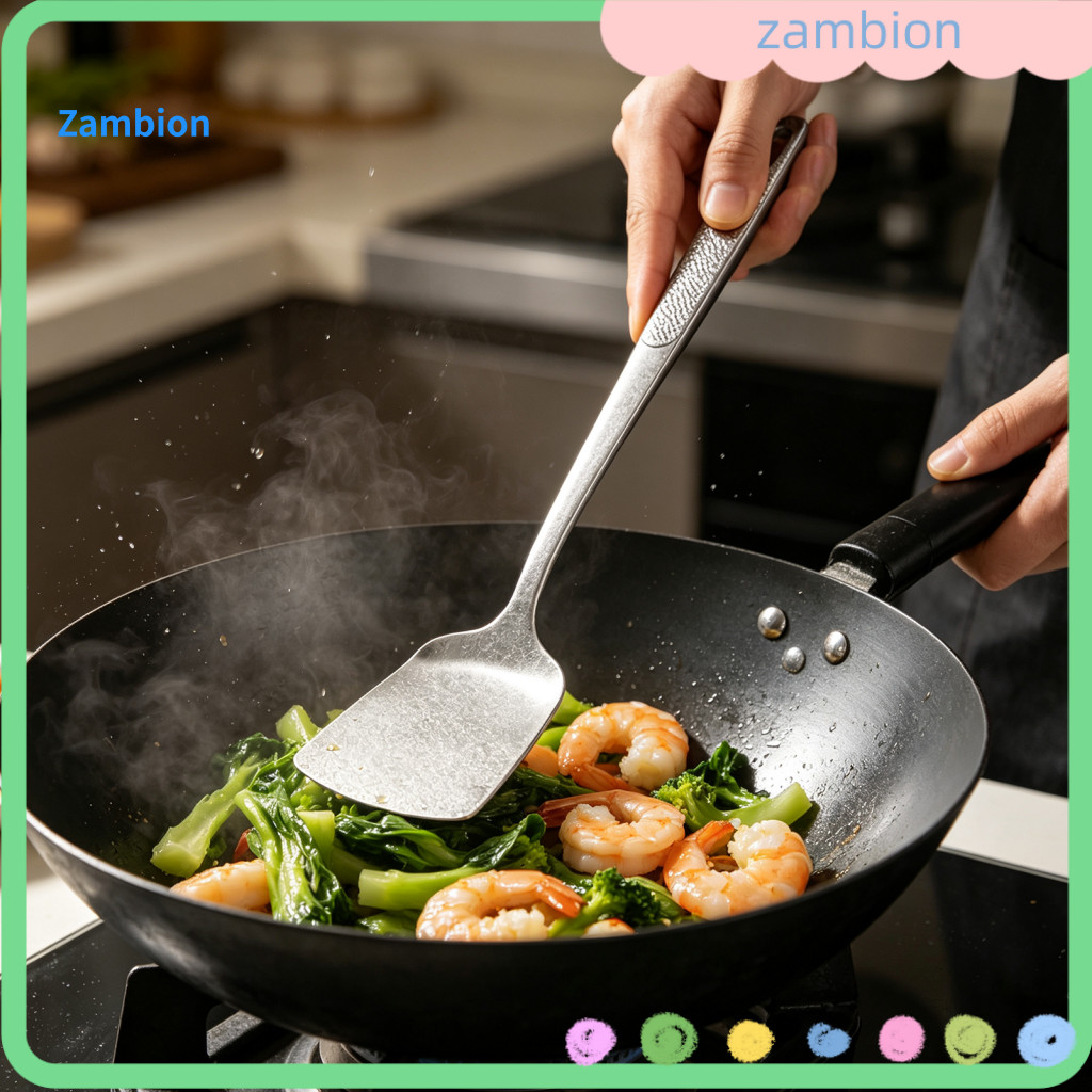 Pure Titanium Spatula High Temperature Resistant Cooking Utensils Set Non-stick Frying Leak Soup Spoon Lightweight Heat