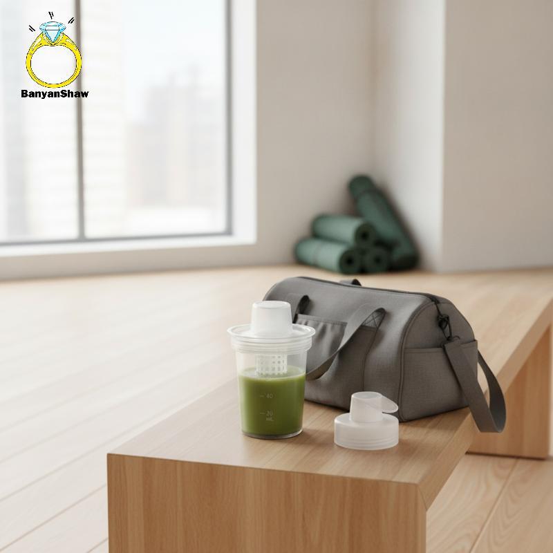 [BANY] Mini Garrafa Shaker Matcha 1/3 Unidades 200ml Portátil Durável Copo De Qualidade Alimentar Para Academia Pós-Trei