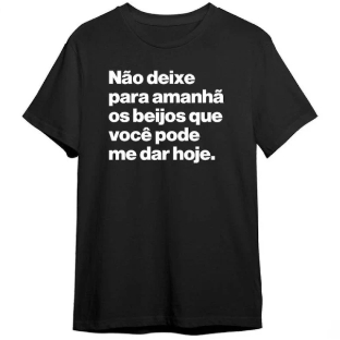 Camiseta Camisa Masculina Festa Frase Engraçada Cantada Pegação Beijo Carnaval 100 Algodão